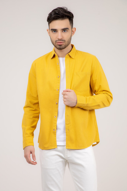 Ko'ylak uzoq qisma sariq S AW21CA2N-19-10353