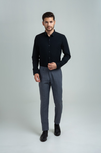 Terra Pro ko'ylak, erkaklar uchun, paxta qora XL SS20CL2N-19-4-7027