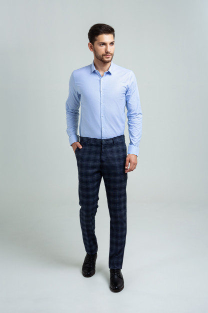 Terra Pro ko'ylak, erkaklar uchun, paxta ko'k XXL SS20CL2N-19-5-7020