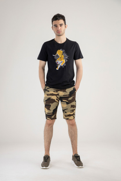 Terra Pro Shorts, erkaklar uchun, paxta harbiy 32 SS21CA3N-26-9989