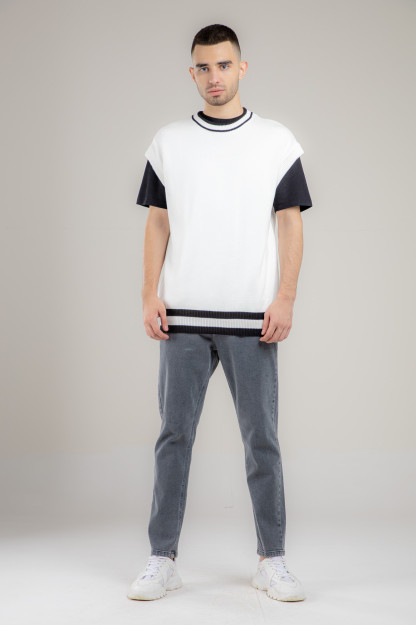 Свитер Безрукавка Terra Pro, для мужчин, хлопок White XL AW21CA2N-29-10618