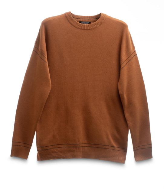 Uzoq qisma kozok Terra Pro, erkaklar uchun, viskon Clay Brown M AW20CA2N-20-22-9360