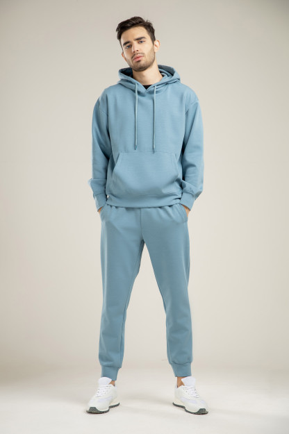 Sweatshirt qisqa uzunligi Blue S SS21SP2S-2-9968