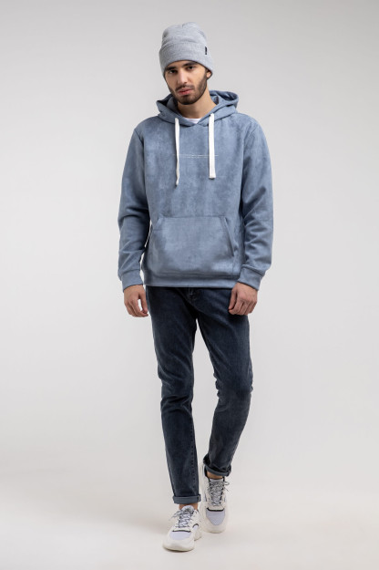 Sweatshirt qisqa uzunligi Blue S AW20CA2N-2-5-9411