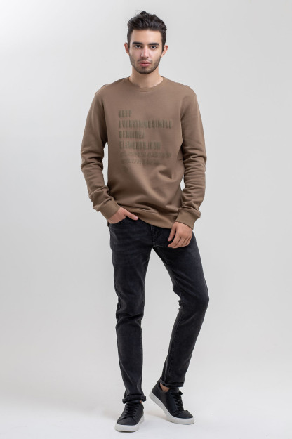 Толстовка Короткая Длина Terra Pro, для мужчин, хлопок Beige L AW20CA2N-2-14-8795
