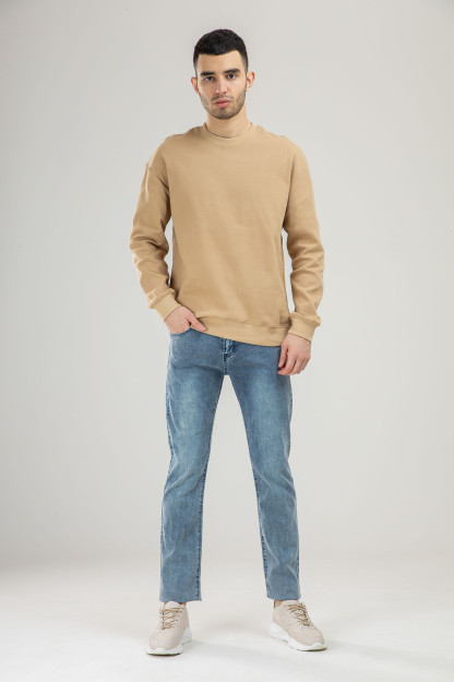 Толстовка Короткая Длина Terra Pro, для мужчин, хлопок Beige XXL SS21CA2N-2-14-9733