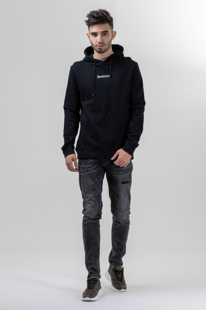 Sweatshirt qisqa uzunligi Terra Pro, erkaklar uchun, paxta qora S AW20CA2N-2-4-8914