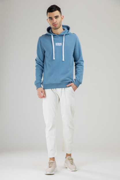 Sweatshirt qisqa uzunligi Terra Pro, erkaklar uchun, paxta Blue M SS21CA2N-2-5-9435