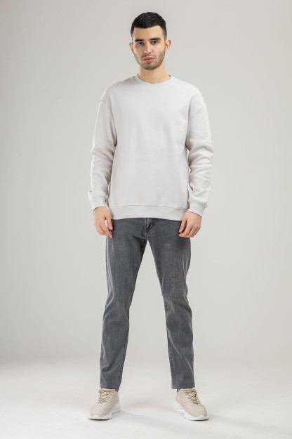 Sweatshirt qisqa uzunligi Terra Pro, erkaklar uchun, paxta Grey XXL SS21CA2N-2-40-9734