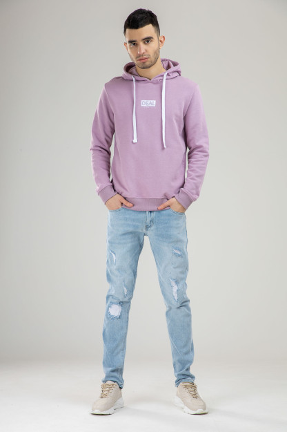Толстовка Короткая Длина Terra Pro, для мужчин, хлопок Lilac M SS21CA2N-2-10-9434