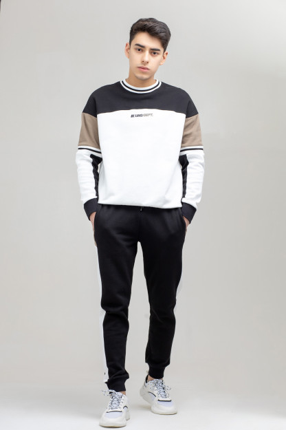 Sweatshirt qisqa uzunligi Terra Pro, erkaklar uchun, paxta oq XL SS21SP2S-2-1-9746