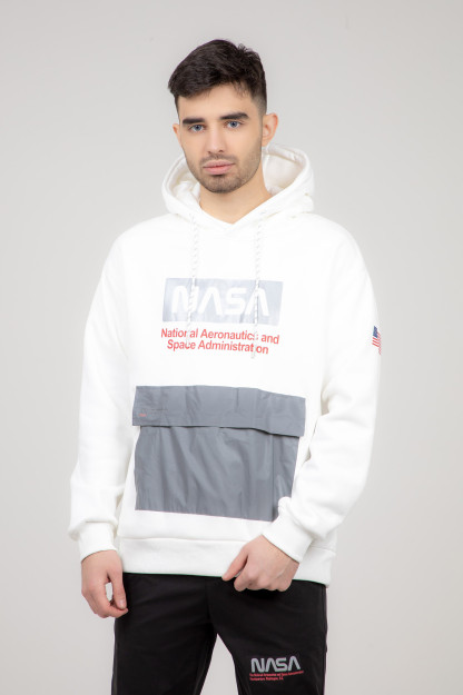 Sweatshirt qisqa uzunligi oq M AW21CA2N-2-10749