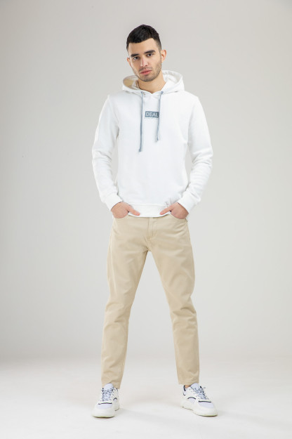 Толстовка короткая длина White S SS21CA2N-2-1-9436