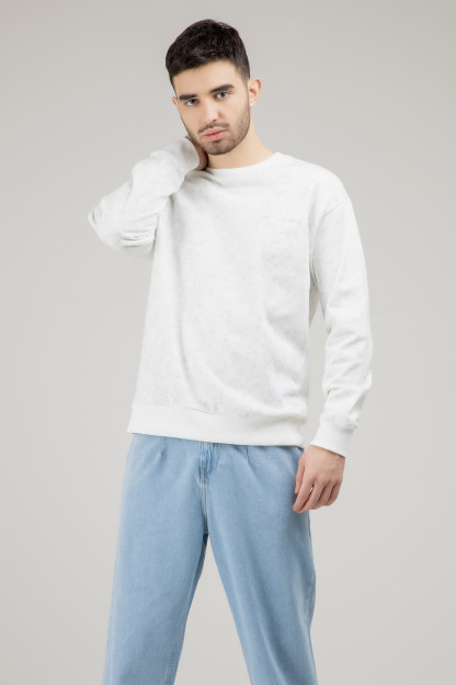 Толстовка короткая длина White XL SS22CA2N-2-1-11016
