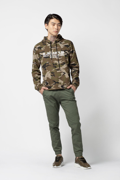 Толстовка Короткая Terra Pro, для мужчин, хлопок Khaki M SS20CA2N-2-21-7313