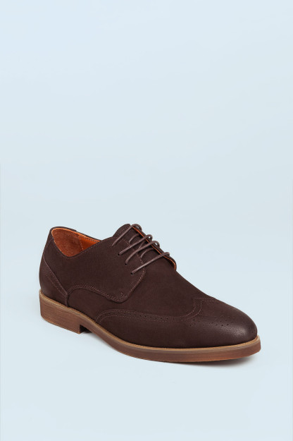Derby jigarrang poyabzal 44 SS20CL6N-49-17-7737