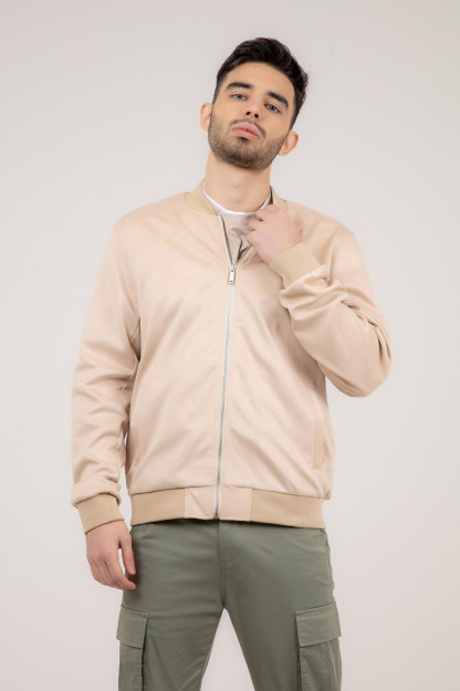 Windbreaker qisqa uzunligi Beige M SS22CA1N-27-14-11299