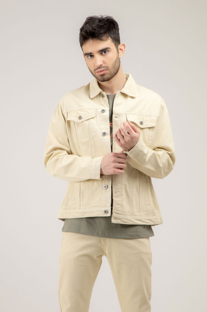 Ветровка короткая длина Beige S SS22DE1S-27-14-11284