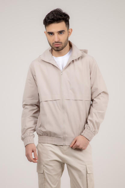 Windbreaker qisqa uzunligi bej XL SS22CA1N-27-14-11280