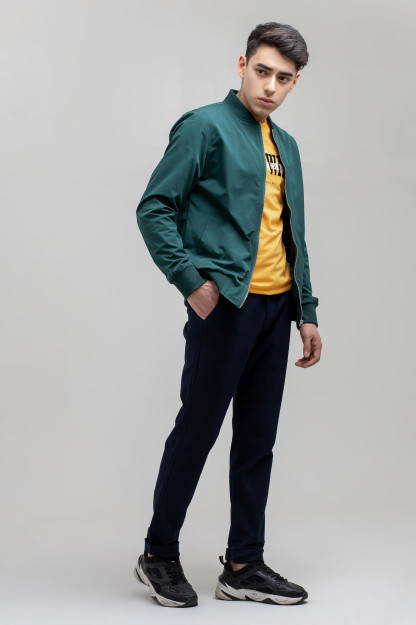 Ветровка короткая длина Green S SS21CA1N-27-39-9422