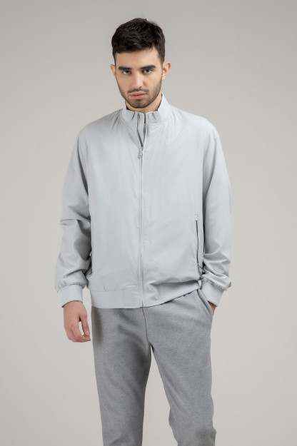 Windbreaker qisqa uzunligi Grey L SS22CA1N-27-40-10874