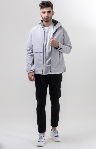 Windbreaker qisqa uzunligi Grey M AW20CA1N-27-40-8894