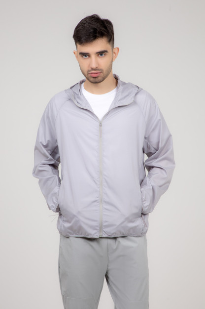 Ветровка короткая длина Grey XXL SS22CA1N-27-40-11018