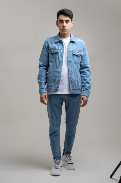 Ветровка Короткая Длина Terra Pro, для мужчин, деним Blue S SS21DE1S-27-5-9578