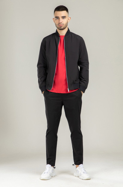 Windbreaker qisqa uzunligi Terra Pro, erkaklar uchun, yomg'ir qora M AW21CA1N-27-10104