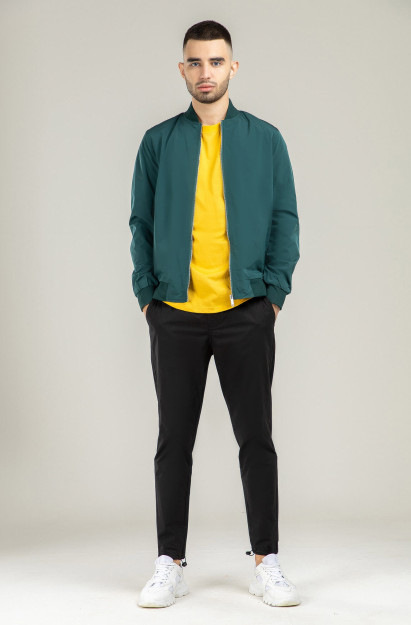 Windbreaker qisqa uzunligi Terra Pro, erkaklar uchun, yomg'ir yashil XXL AW21CA1N-27-10104