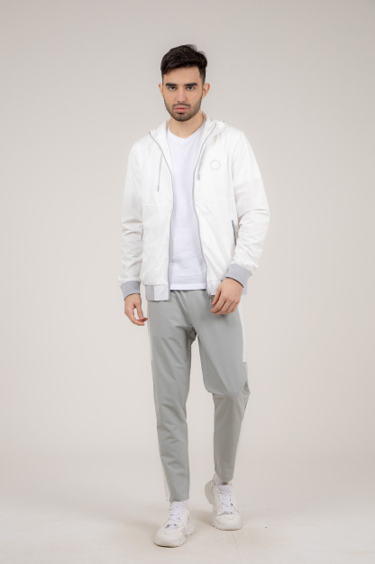Windbreaker qisqa uzunligi oq XL SS22CA1N-27-1-11161