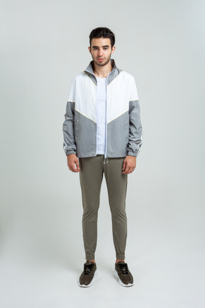 Windbreaker qisqa Terra Pro, erkaklar uchun, polyester Grey M SS20CA1N-27-3-7226