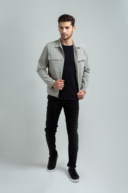 Windbreaker qisqa Terra Pro, erkaklar uchun, polyester Grey XXL SS20CA1N-27-3-7217