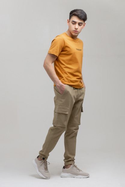Terra Pro Joggers, erkaklar uchun, Khaki paxta 30  SS21CA3N-39-21-9680