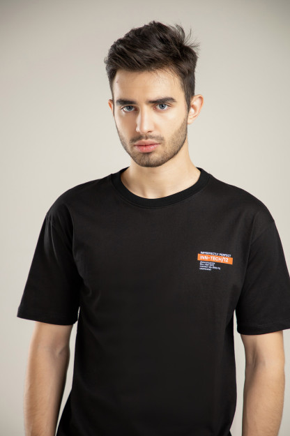 Qora XL qisqa qisma futbolka  SS21CA2N-25-10500