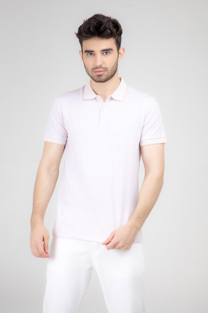 Polo qisqa qisma bej M  SS22CA2N-17-14-11319