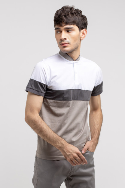 Polo qisqa qisma bej S  AW20CA2N-17-14-8974