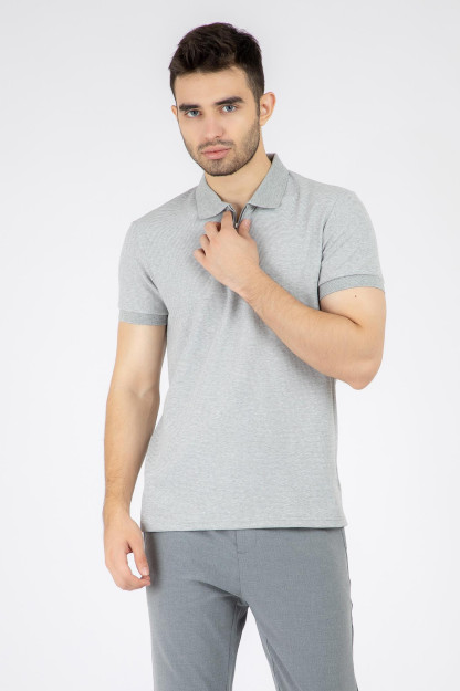 Polo qisqa qisma kulrang L  AW22CA2N-17-12026