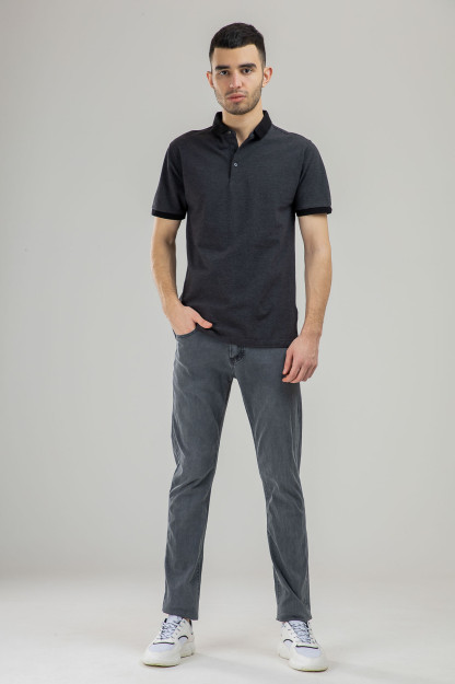Поло Короткий Рукав Terra Pro, для мужчин, хлопок Dark Grey M SS21CA2N-17-2-9590