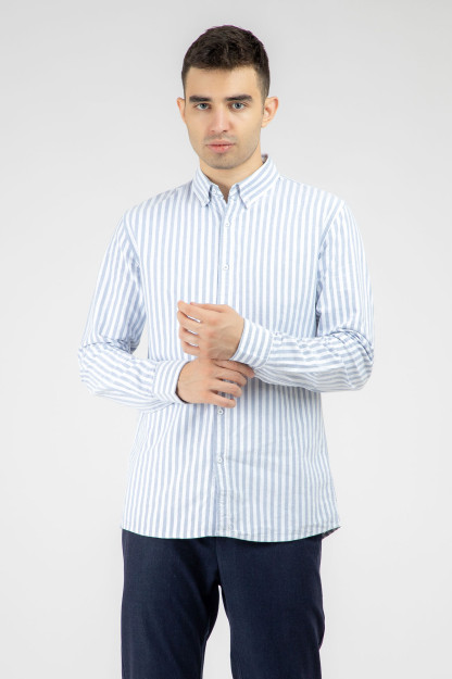 Ko'ylak uzun qisma moviy XXL  AW22CA2N-19-12009