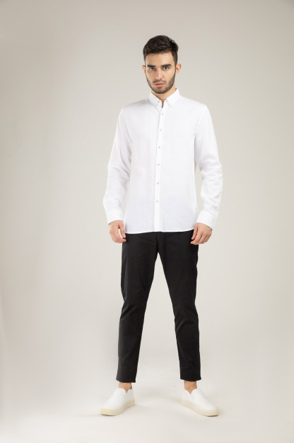 Рубашка длинный рукав White L SS21CA2N-19-1-9456