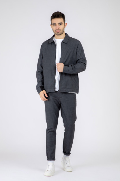 Ветровка короткая длина Dark Grey S AW22CA1S-27-11923