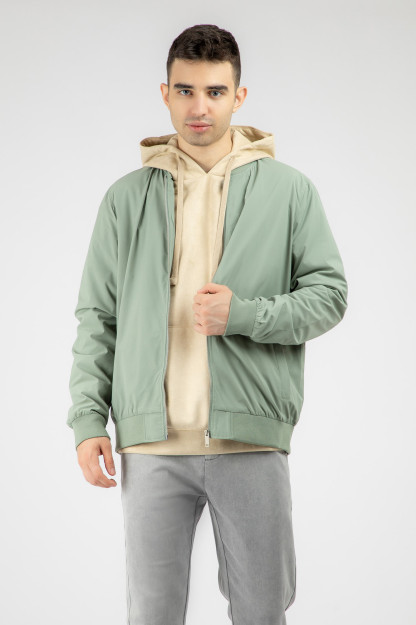Ветровка короткая длина Green M AW22CA1N-27-11881