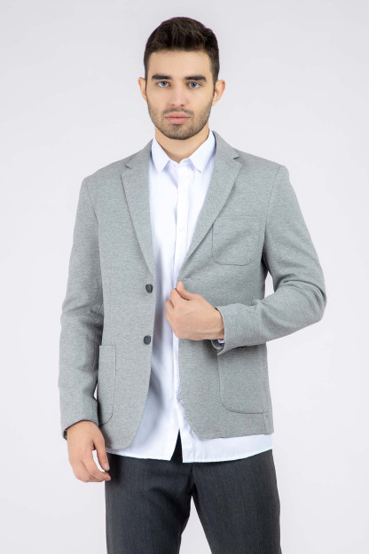Blazer qisqa uzunligi kulrang 48  AW22CA2N-16-11954