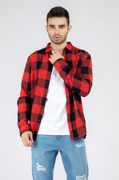 Рубашка длинный рукав Red L AW22CA2N-19-11893