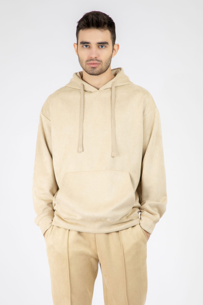 Sweatshirt qisqa uzunligi Beige L  AW22CA2S-2-11819