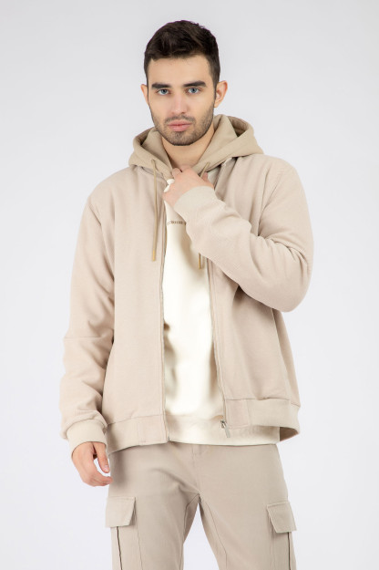 Windbreaker qisqa uzunligi Beige M AW22CA1N-27-11985