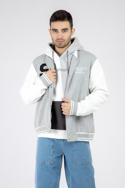 Windbreaker qisqa uzunligi Grey S  AW22CA1N-27-11925