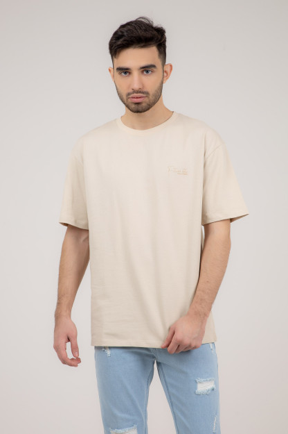 Qisqa qisma Beige S futbolka SS22CA2N-25-14-11441