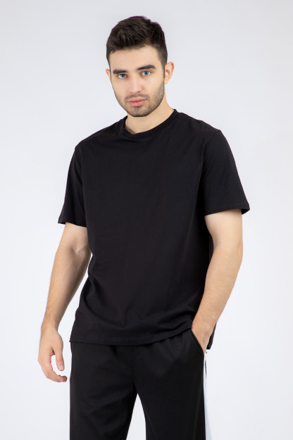 Qora S qisqa qisma futbolka  SS22CA2N-25-4-11841